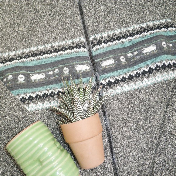 Woolrich Sheep Cottage Core Zip Cardigan Sweater - Picture 3 of 4